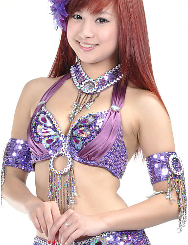 Plus Size Dancewear Polyester Belly Dance Tops For Ladies